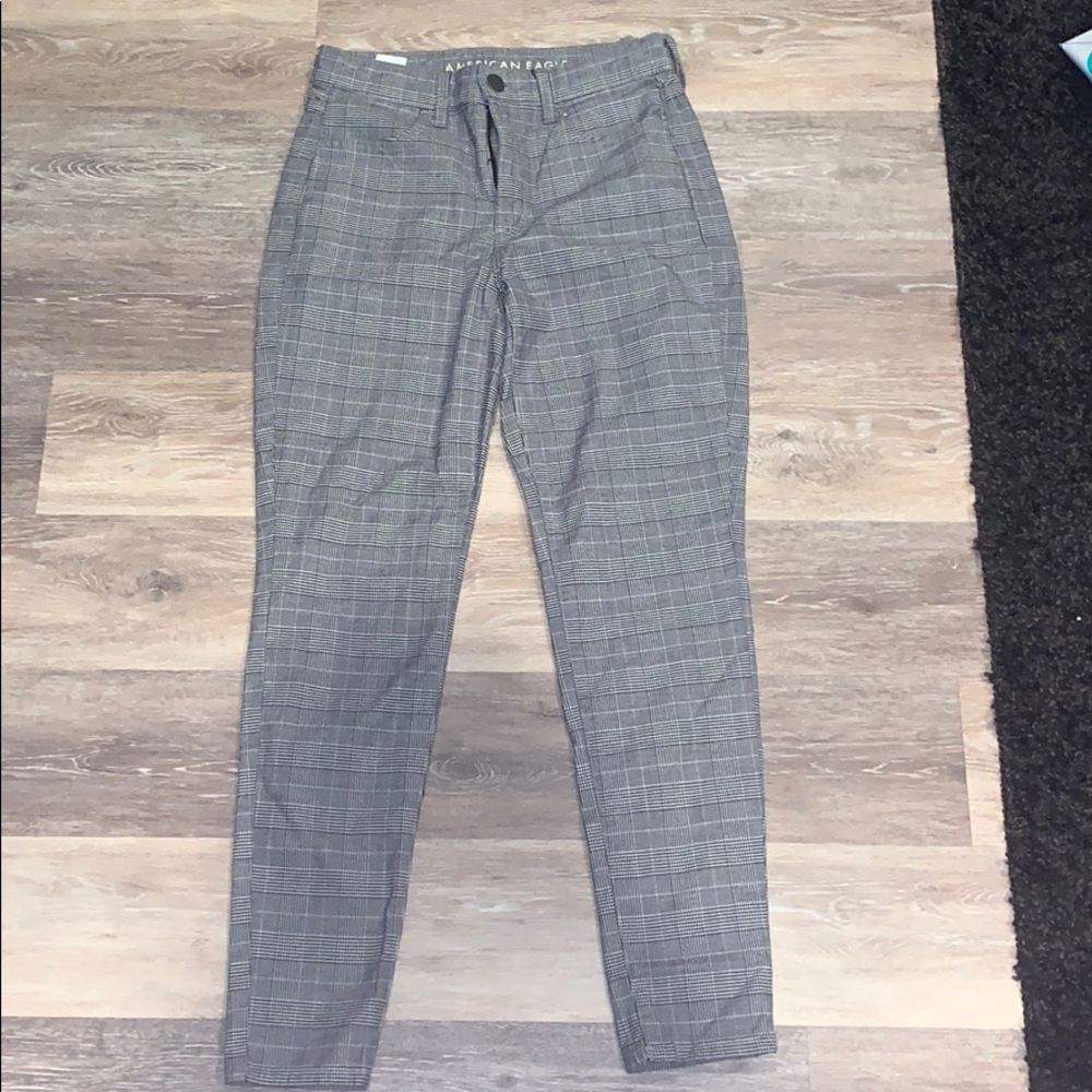 NEW american eagle checkered jeans